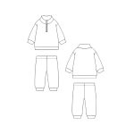 MOLDE CONJUNTO BEBE 2504 - Imagen 2
