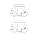 MOLDE FALDA SHORT MUJER 2405 - Imagen 3